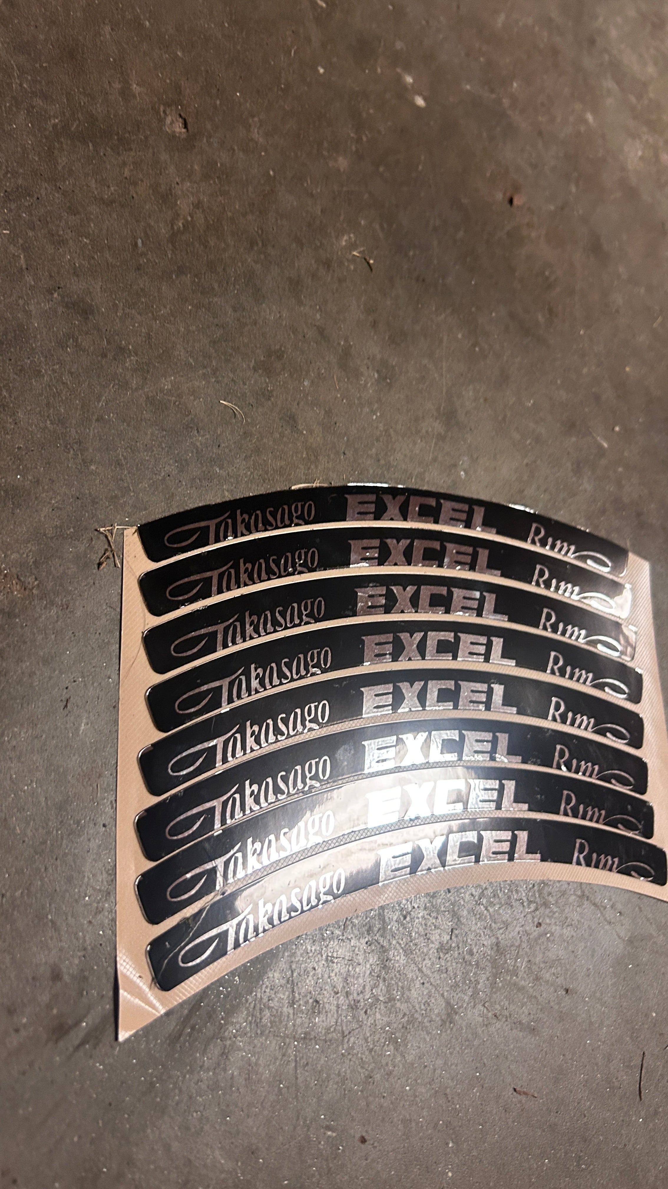 Rim stickers