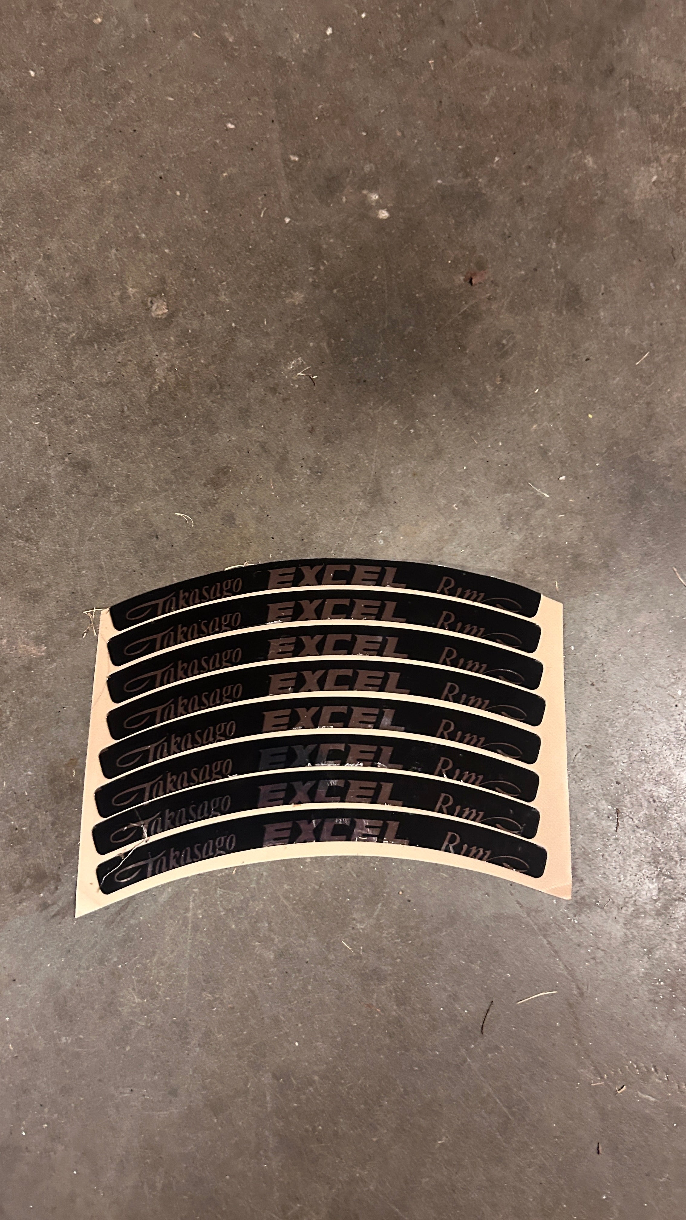 Rim stickers