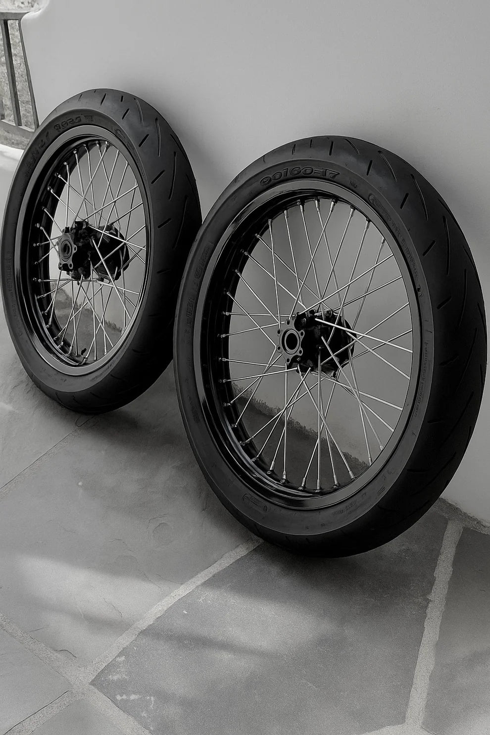 Surron 17 inch supermoto wheel set